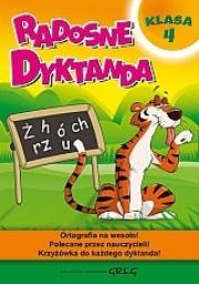 Radosne dyktanda - klasa 4 GREG. Autor: Zawadzka Joanna. Dadada.pl Okładka książki Radosne dyktanda - klasa 4 GREG