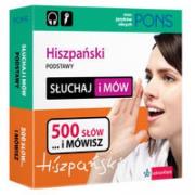 Słuchaj i mów. Hiszpański. Podstawy. Autor:   Praca zbiorowa. Dadada.pl Okładka książki Słuchaj i mów. Hiszpański. Podstawy