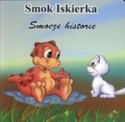 Smok Iskierka. Smocze historie. Autor: Dorota Skwark. Dadada.pl Okładka książki Smok Iskierka. Smocze historie