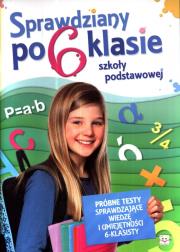 Okładka książki Sprawdziany po 6 klasie szkoły podstawowej