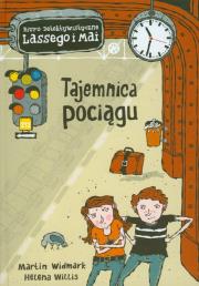 Tajemnica pociągu. Autor: Martin Widmark, Helena Willis. Dadada.pl Okładka książki Tajemnica pociągu