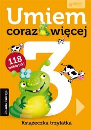 Okładka książki Umiem coraz więcej Książeczka trzylatka