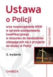 Ustawa o policji wyd.3. Autor: Aneta Flisek. Dadada.pl Okładka książki Ustawa o policji wyd.3