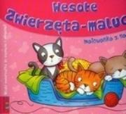 Okładka książki Wesołe zwierzęta maluchy. Malowanka z naklejkami