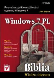 Windows 7 PL. Biblia. Autor: Boyce Jim. Dadada.pl Okładka książki Windows 7 PL. Biblia