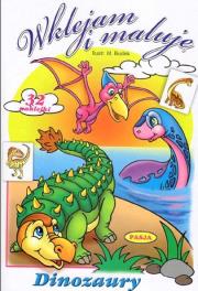 Okładka książki Wklejam i maluję - Dinozaury