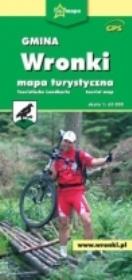 Wronki. Mapa turystyczna gminy 1:65 000. Autor: praca zbiorowa. Dadada.pl Okładka książki Wronki. Mapa turystyczna gminy 1:65 000