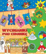 Wycinanki pod choinkę. Autor: Kiercz Joanna. Dadada.pl Okładka książki Wycinanki pod choinkę