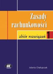 Okładka książki Zasady rachunkowości Zbiór rozwiązań