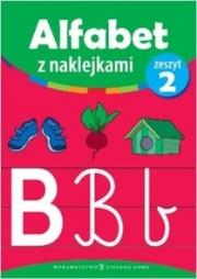 Okładka książki Alfabet z naklejkami zeszyt 2