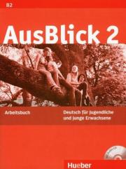 Ausblick 2 Ćwiczenia z płytą CD. Autor: Fischer-Mitziviris Anni. Dadada.pl Okładka książki Ausblick 2 Ćwiczenia z płytą CD