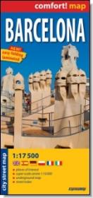Okładka książki Comfort!map Barcelona 1:17 500 laminat