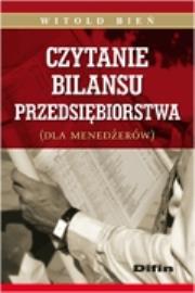Okładka książki Czytanie bilansu przedsiębiorstwa dla menedżerów