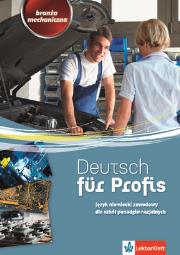 Deutsch für Profis. Branża mechaniczna. Autor: Monika Rolbiecka, Jarosław Kucharczyk. Dadada.pl Okładka książki Deutsch für Profis. Branża mechaniczna