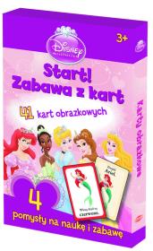 Okładka książki Disney Księżniczki. Start! Zabawa z kart