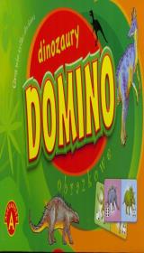 Okładka książki Domino obrazkowe - Dinozaury ALEX