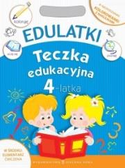Okładka książki Edulatki. Teczka edukacyjna 4-latka