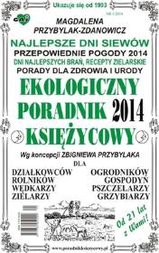 Okładka książki Ekologiczny Poradnik Księżycowy 2020