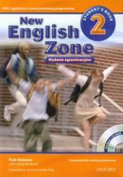 English Zone New 2 SB with Exam Practice PK OXFORD. Autor: Nolasco Rob, Newbold David. Dadada.pl Okładka książki English Zone New 2 SB with Exam Practice PK OXFORD
