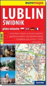Okładka książki Euromapa Lublin, Świdnik 1:20 000 w.2012
