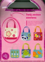 Opakowanie Filcowa torebka - kwiaty STNUX