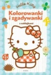Hello Kitty - kolorowanki i zgadywanki. Autor: Fabianowska Małgorzata. Dadada.pl Okładka książki Hello Kitty - kolorowanki i zgadywanki