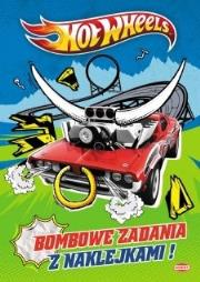 Hot Wheels Odjazdowe zadania z naklejkami. Autor: HAL101. Dadada.pl Okładka książki Hot Wheels Odjazdowe zadania z naklejkami