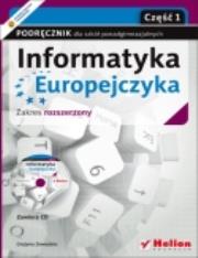 Okładka książki Informatyka Europejczyka LO 1-3 cz.1 ZR Helion