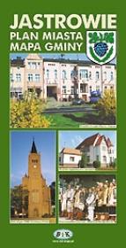 Okładka książki Jastrowie - Plan Miasta z Mapą Gminy