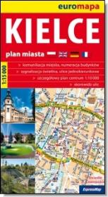 Okładka książki Kielce plan miasta 1:15000