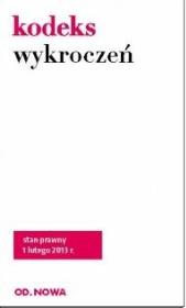 Kodeks wykroczeń. Autor: Lech Krzyżanowski. Dadada.pl Okładka książki Kodeks wykroczeń