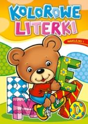 Okładka książki Kolorowanka z naklejkami. Kolorowe literki (20)