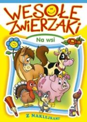 Okładka książki Kolorowanka z naklejkami. Wesołe zwierzaki (20)