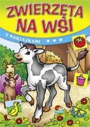 Okładka książki Kolorowanka z naklejkami. Zwierzęta na wsi (20)
