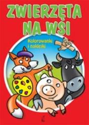 Okładka książki Kolorowanki - Zwierzęta na wsi