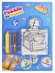 Okładka książki Koloruj na okrągło - Puzzle do kapieli