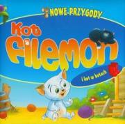 Kot Filemon i kot w butach. Autor: Wydawnictwo Wilga. Dadada.pl Okładka książki Kot Filemon i kot w butach