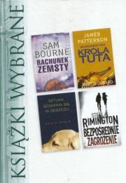 Książki wybrane: Rachunek zemsty, Morderstwo króla Tuta, sztuka ścigania sie w deszczu. Autor: S. Bourne J. Patterson M. Dugard G. Stein S. Rimington. Dadada.pl Okładka książki Książki wybrane: Rachunek zemsty, Morderstwo króla Tuta, sztuka ścigania sie w deszczu