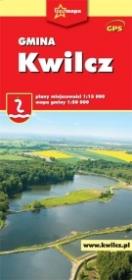 Kwilcz - plany miejscowości, mapa gminy. Autor: praca zbiorowa. Dadada.pl Okładka książki Kwilcz - plany miejscowości, mapa gminy