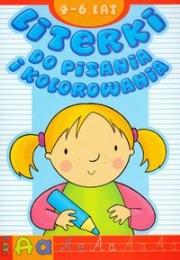 Okładka książki Literki do pisania i kolorowania