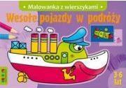 Malowanka z wierszykami. Wesołe pojazdy w podróży. Autor: Karpińska Agata. Dadada.pl Okładka książki Malowanka z wierszykami. Wesołe pojazdy w podróży