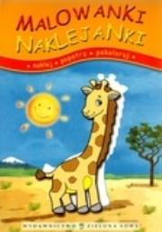 Okładka książki Malowanki naklejanki. Naklej, popatrz, pokoloruj