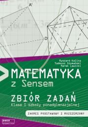 Okładka książki Matematyka LO 1 zbiór zadań ZPiR Sens w.2013