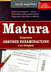 Okładka książki Matura Oryg. arkusze egz. z lat ub. Angielski GREG