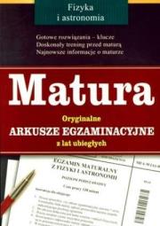 Okładka książki Matura Oryg. arkusze egz. z lat ub. Fizyka GREG