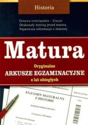 Okładka książki Matura Oryg. arkusze egz. z lat ub. Historia GREG