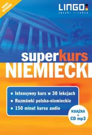 Niemiecki. Superkurs + CD. Autor: Dominik Piotr, Sielecki Tomasz. Dadada.pl Okładka książki Niemiecki. Superkurs + CD