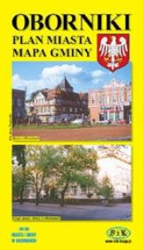 Okładka książki Oborniki Plan Miasta z Mapą Gminy