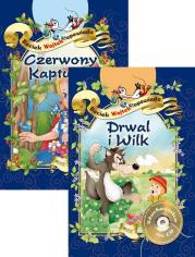 Pakiet. Bociek Wojtek opowiada. Czerwony Kapturek + Drwal i Wilk. Autor: praca zbiorowa. Dadada.pl Okładka książki Pakiet. Bociek Wojtek opowiada. Czerwony Kapturek + Drwal i Wilk