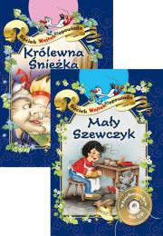 Pakiet. Bociek Wojtek opowiada. Królewna Śnieżka + Mały szewczyk. Autor: praca zbiorowa. Dadada.pl Okładka książki Pakiet. Bociek Wojtek opowiada. Królewna Śnieżka + Mały szewczyk